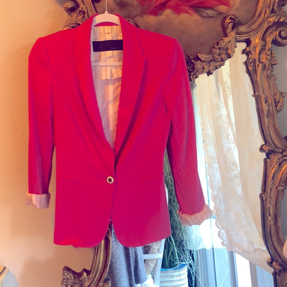 Hot pink blazer